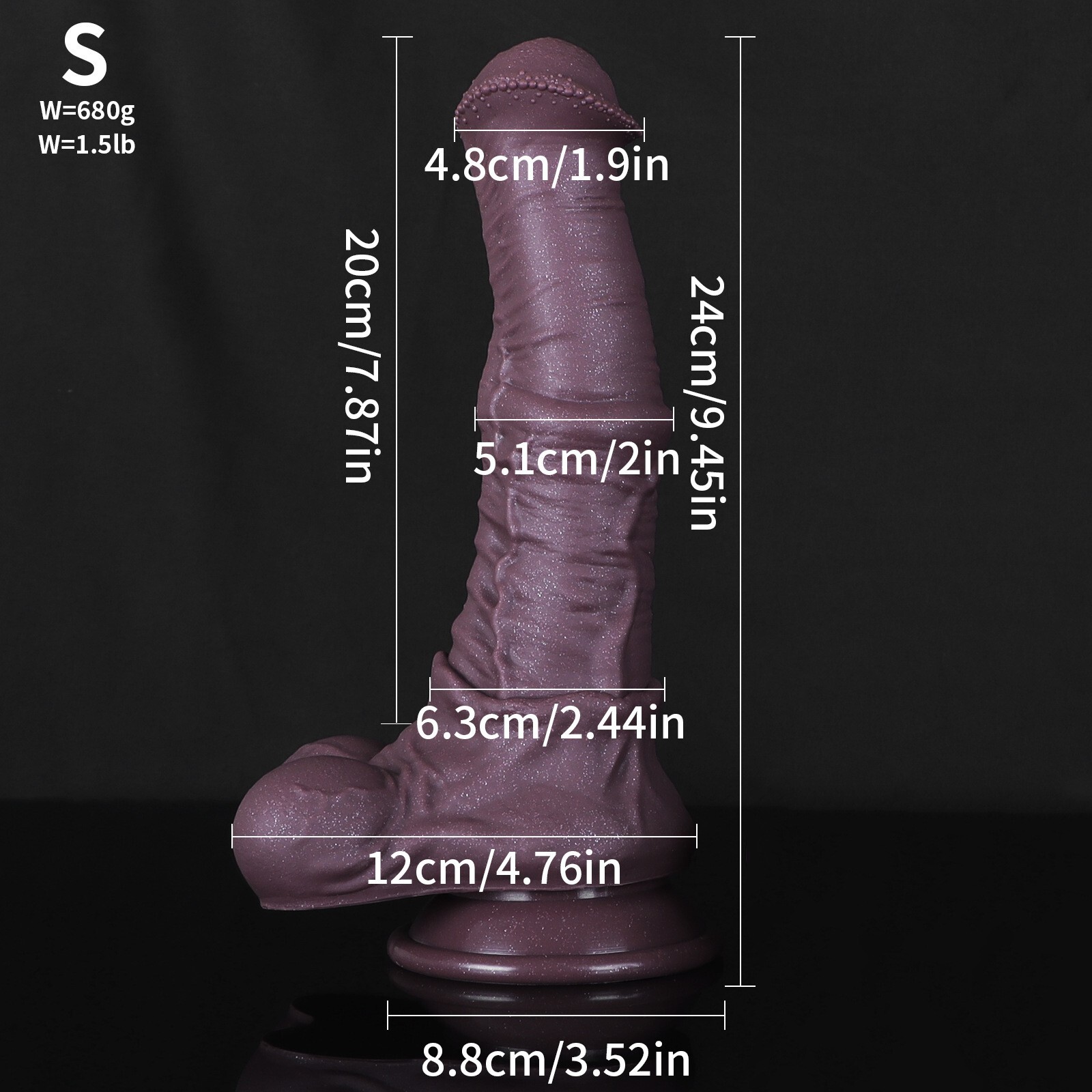 3 Size Super Huge Monster Penis Large Giant Dildo Anal Plug Dong Dick Sex Toys