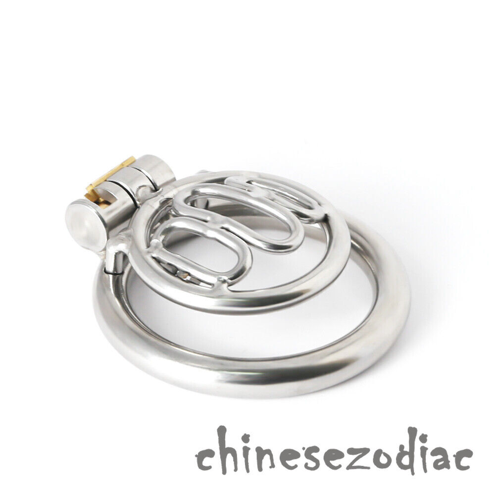 Chastity Cage Stainless Steel Male Chastity Device with Lock Penis Lock Penis