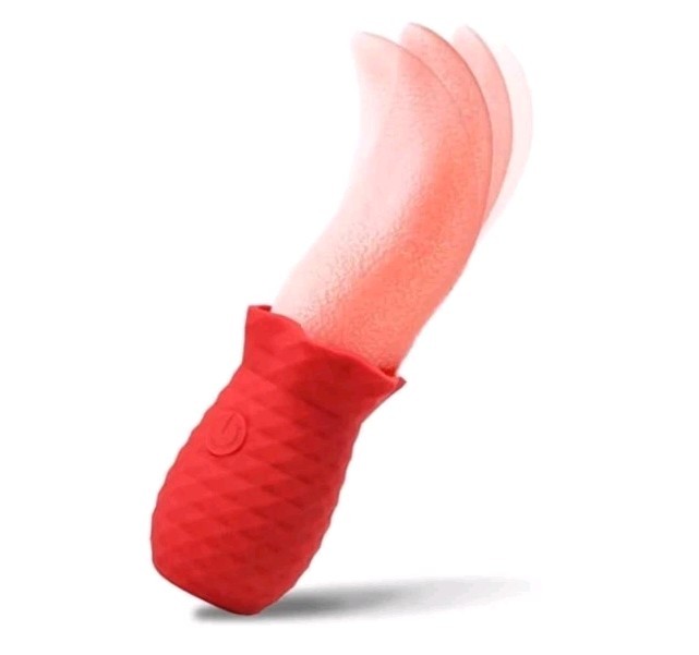 Juguete Sexual De Rosa para Mujer Con Lengua Lamedora Realista Sex Toy Women