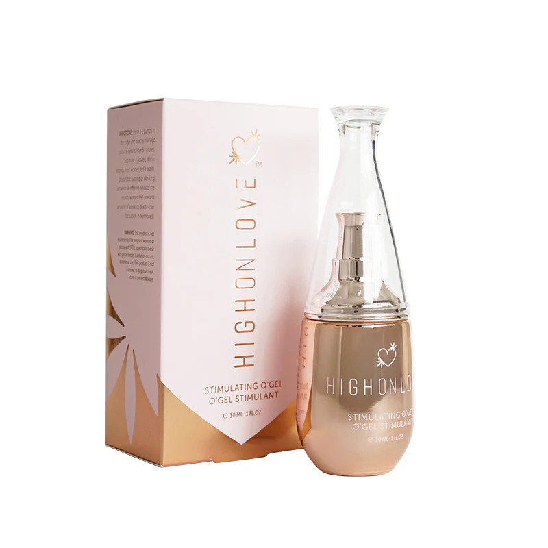 Water Based Arousal Gel with Hemp Seed Oil 1 oz Rose Gold