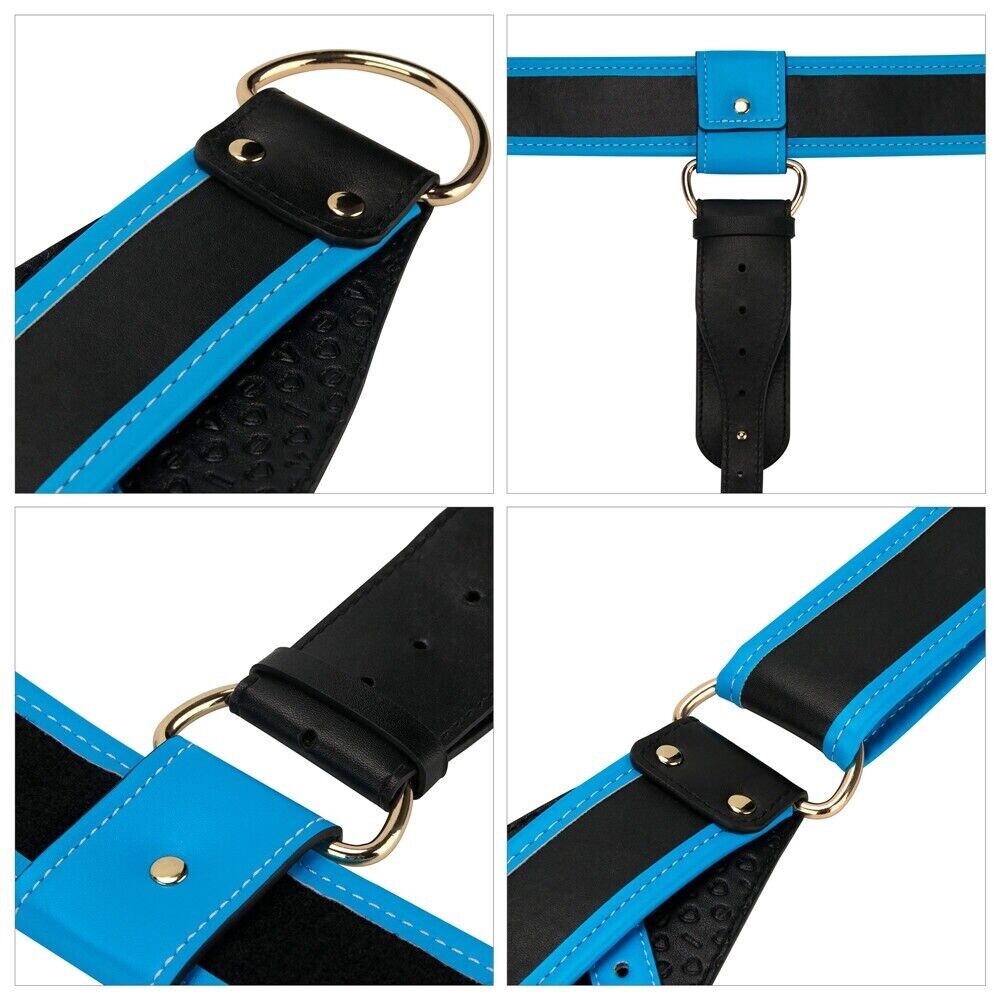 10 inch Silicone Hollow Strap On Set with Rod & PU Leather Harness ED for Men
