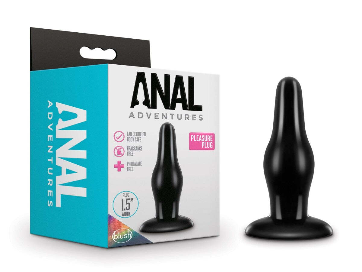 Blush Anal Adventures-4.25 Inch Length and 1.5 Inch Width – Tapered Tip Plug