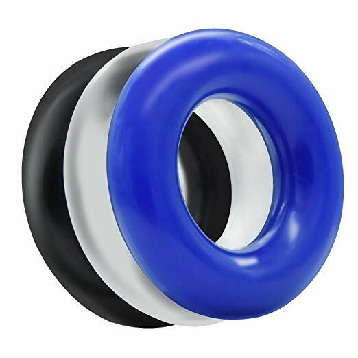 Cock Ring Stay Hard Penis Enhancer 3 Pack Erectile Dysfunction Sex Toy Men ED