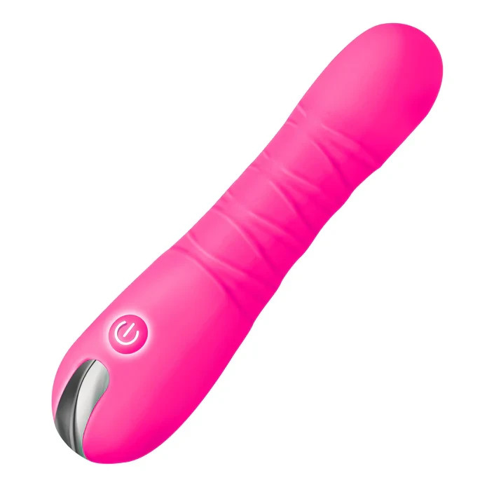 Thrusting Silicone Dildo – Pink – FREE SHIPPING & GIFT!