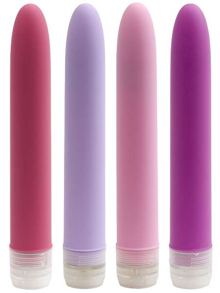 7″ Velvet Touch Vibes Multi-Speed Waterproof Dildo Vibrator – Choose Color