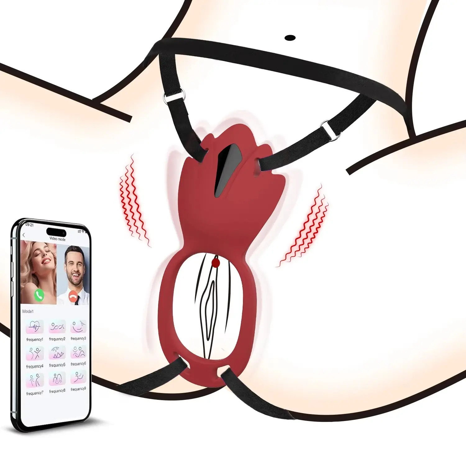 Wearable Panty Clitoral G Spot Vibrator for Women Butterfly Massager Sex Toy APP