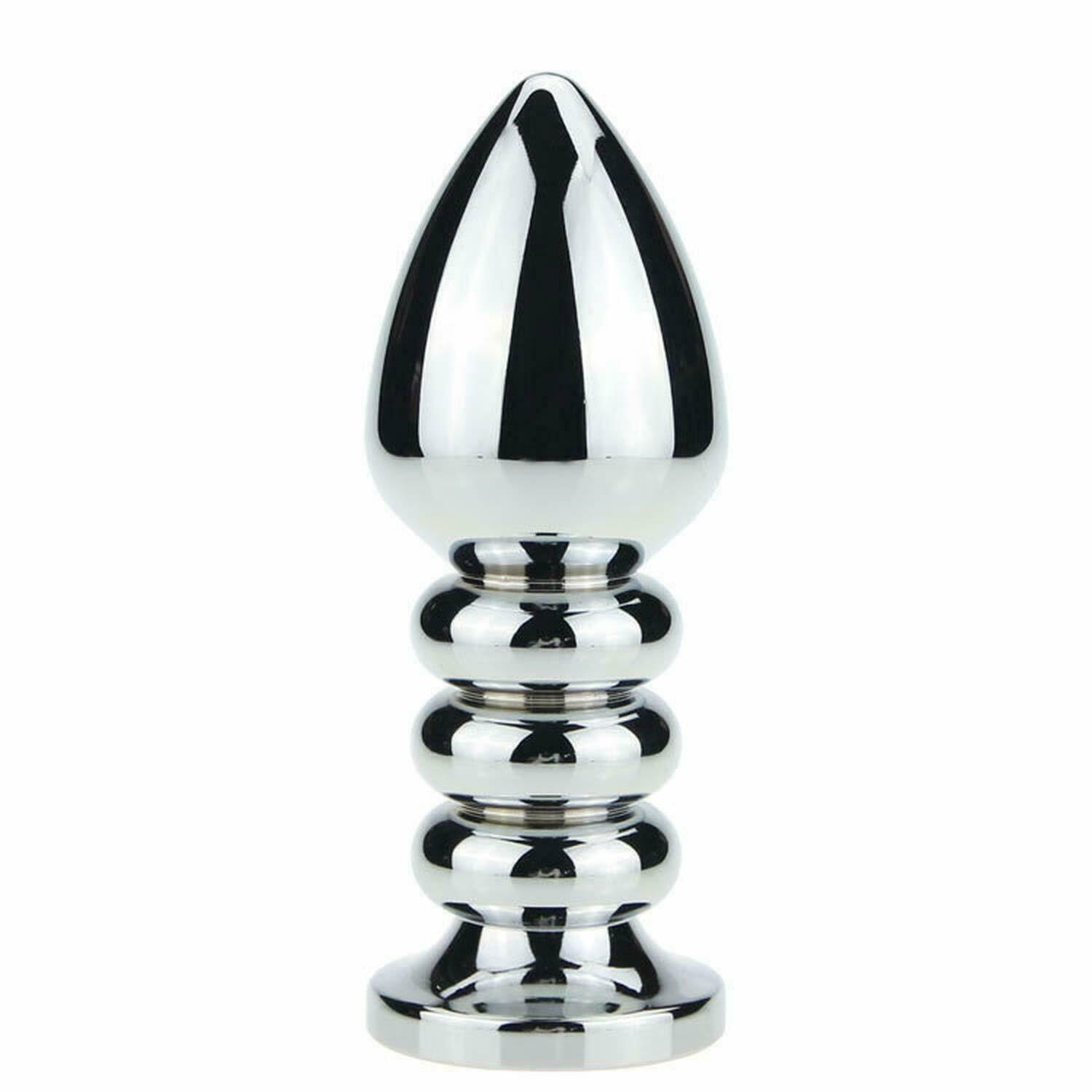 Anal Butt Plug Stainless Steel Hot Jeweled Metal G-spot Random Stopper Orgasm