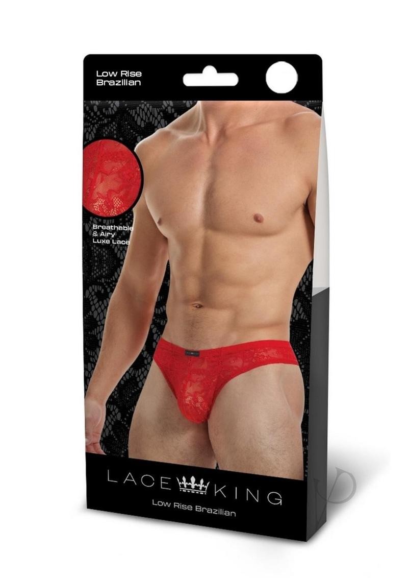 Lace King Lace Bikini – M/L – Red