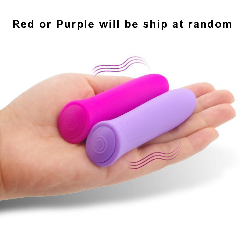 Rechargeable Slim-Slender Vibrating Bullet Vibrator Dildo G-spot Sex-toy Women