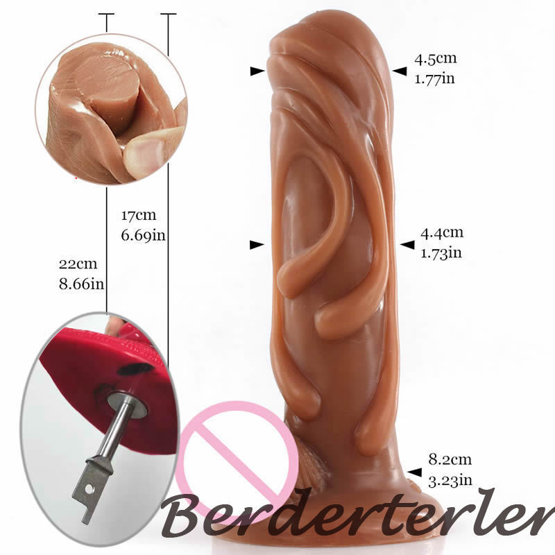 DIY Accessories Double-layer Silicone Dildos Fits Reciprocating Saws Sex Machine