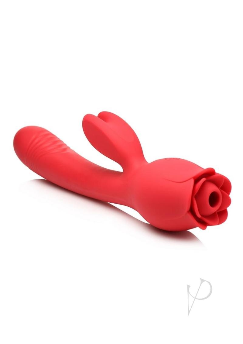Bloomgasm Blooming Bunny Sucking and Thrusting Silicone Rechargeable Rabbit
