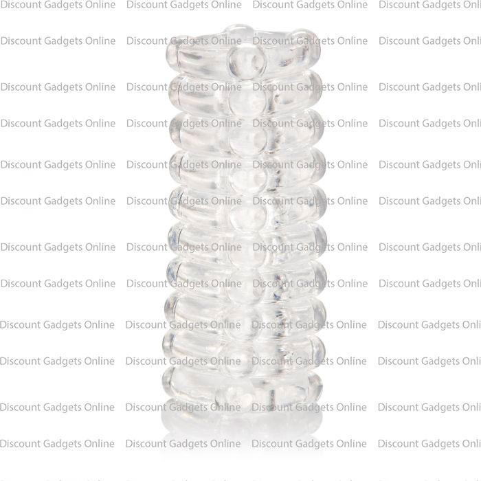 Ribbed Stroker REVERSIBLE Sleeve Pussy Male Masturbator Sex Toy Men (STRETCHY)