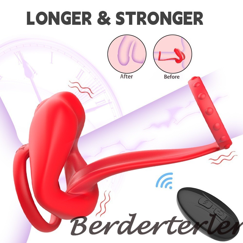 Penis Enlargement for Men Sleeve Remote Control Vibrating Cock Ring Sex Toy Men