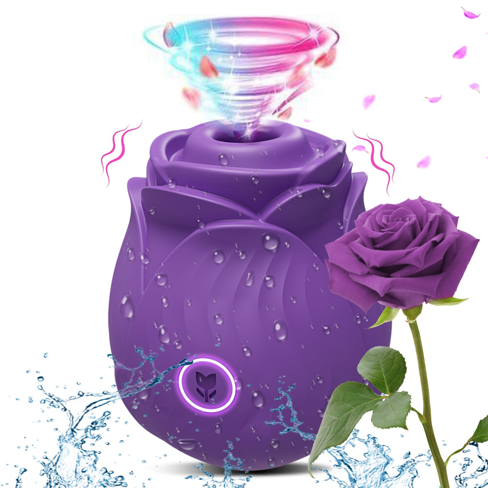 Rose Vibrator Clitoral Nipple Clit Sucking Adult Toys Sex Toys for Women Couple