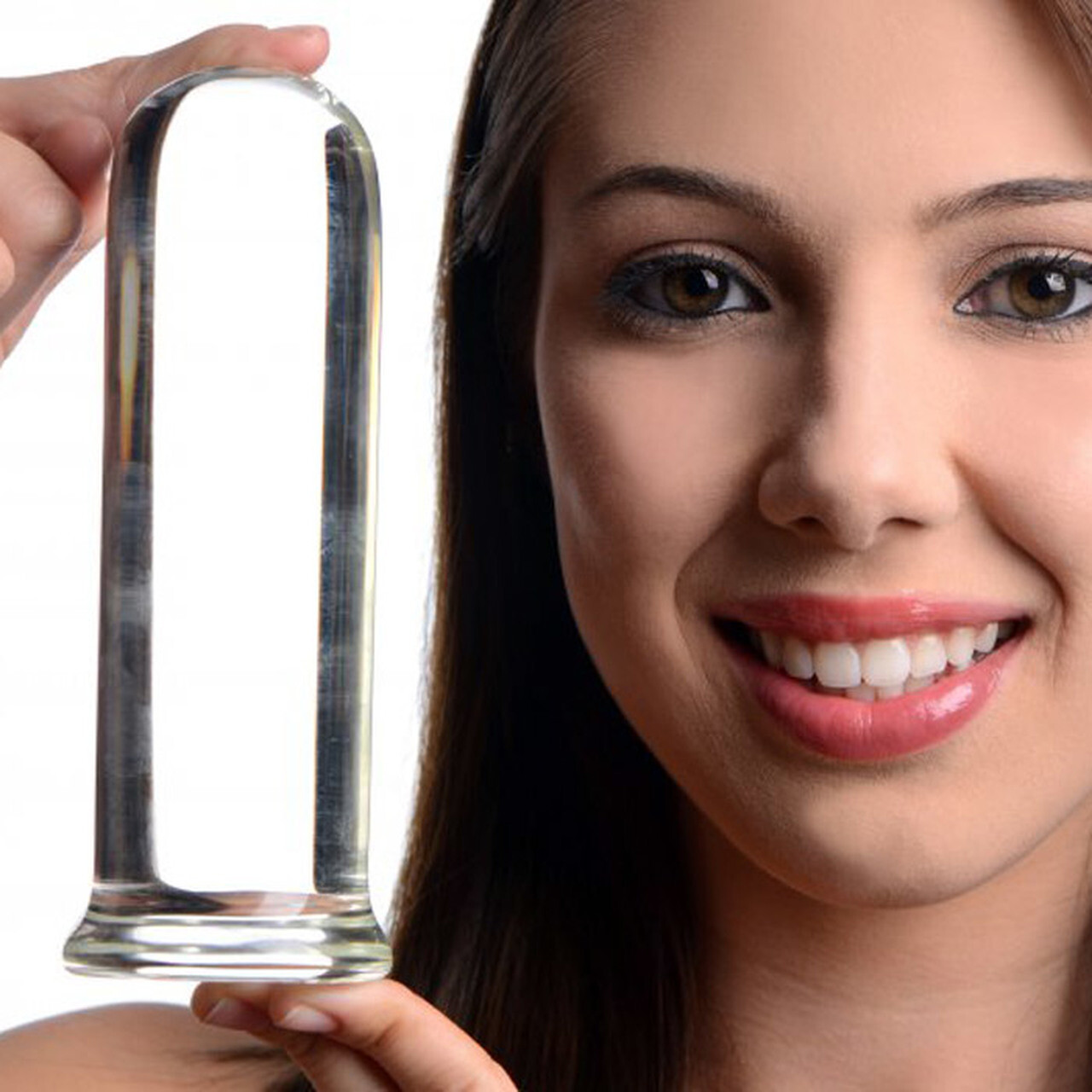 Pillar Large Cylinder Glass Dildo 6.5″ Thick Slick Cock Sex Toy