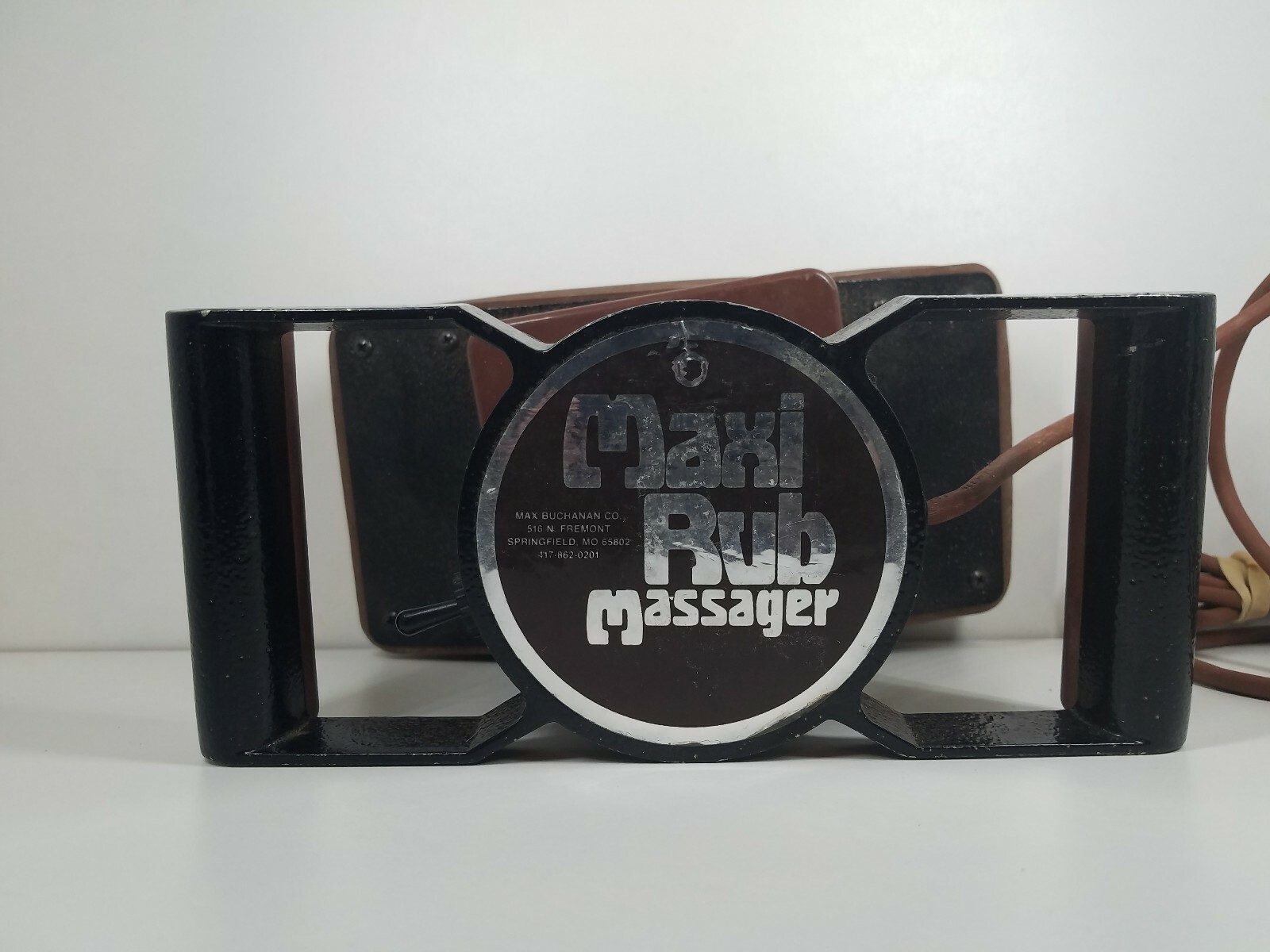 Vintage Maxi Rub 2-Speed Personal Vibrating Massager Professional Full Body EUC
