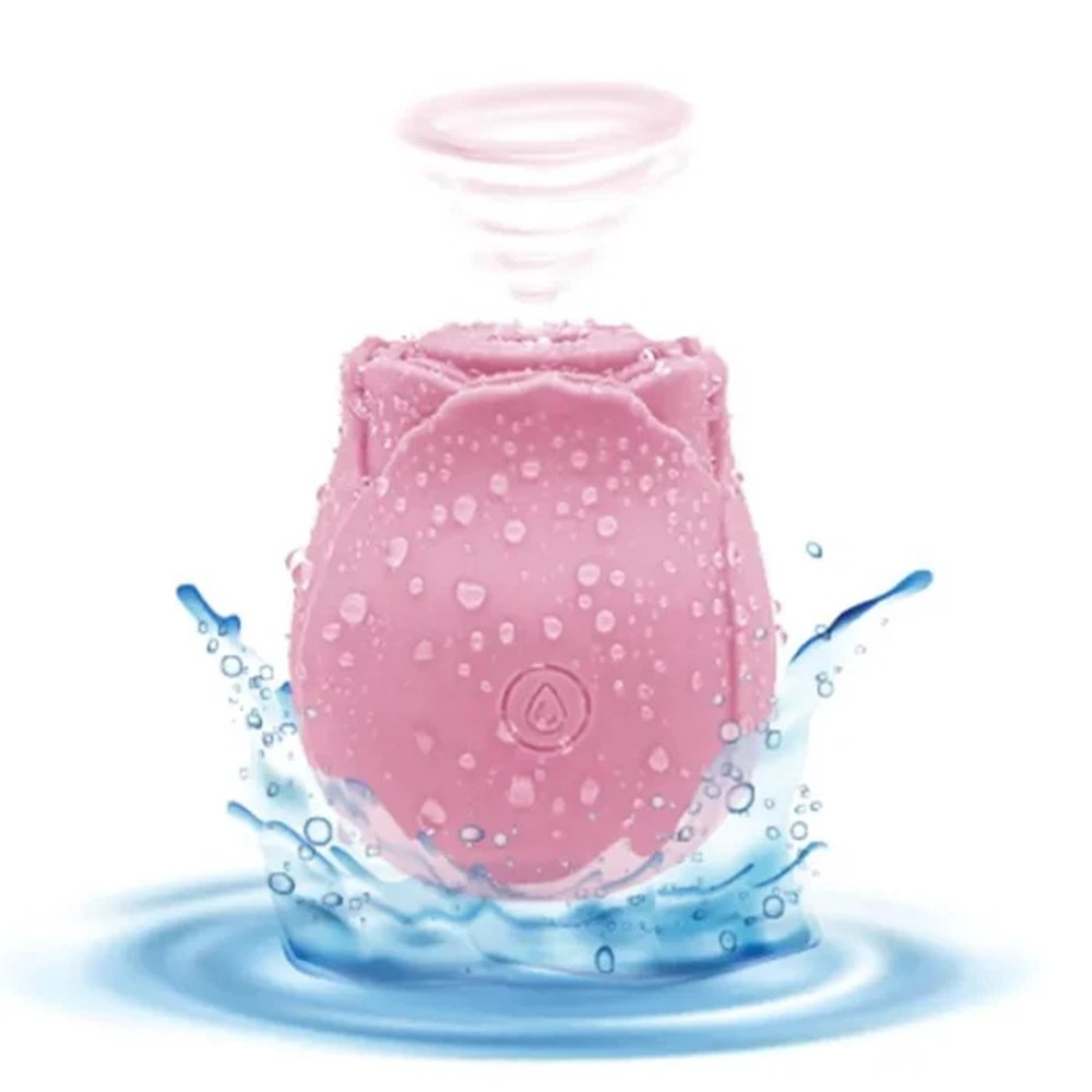 Rose Discreet 10 Speed Personal Massage Vibrator sucking Massager for Women