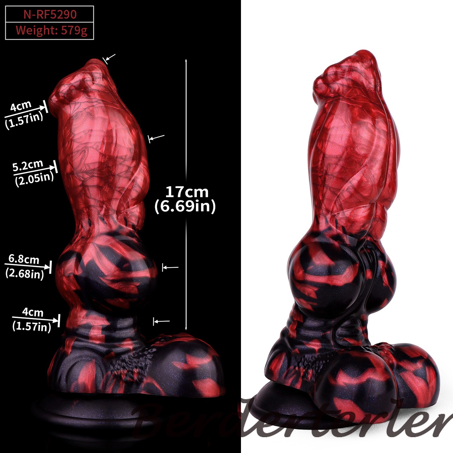 Huge Dildo Thick Knot Anal Plug Butt Plug with Suction Cup Masturbation