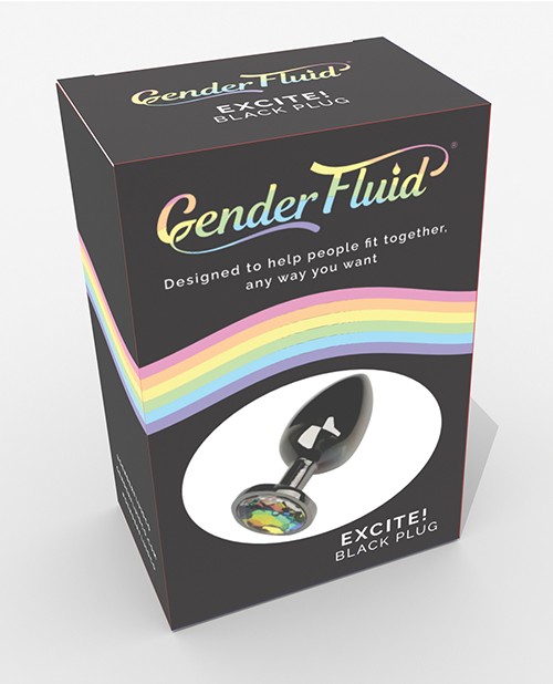 Metal Butt Plug With Gem 3.22 Inch Stainless Steel Anal Gender Fluid Excite