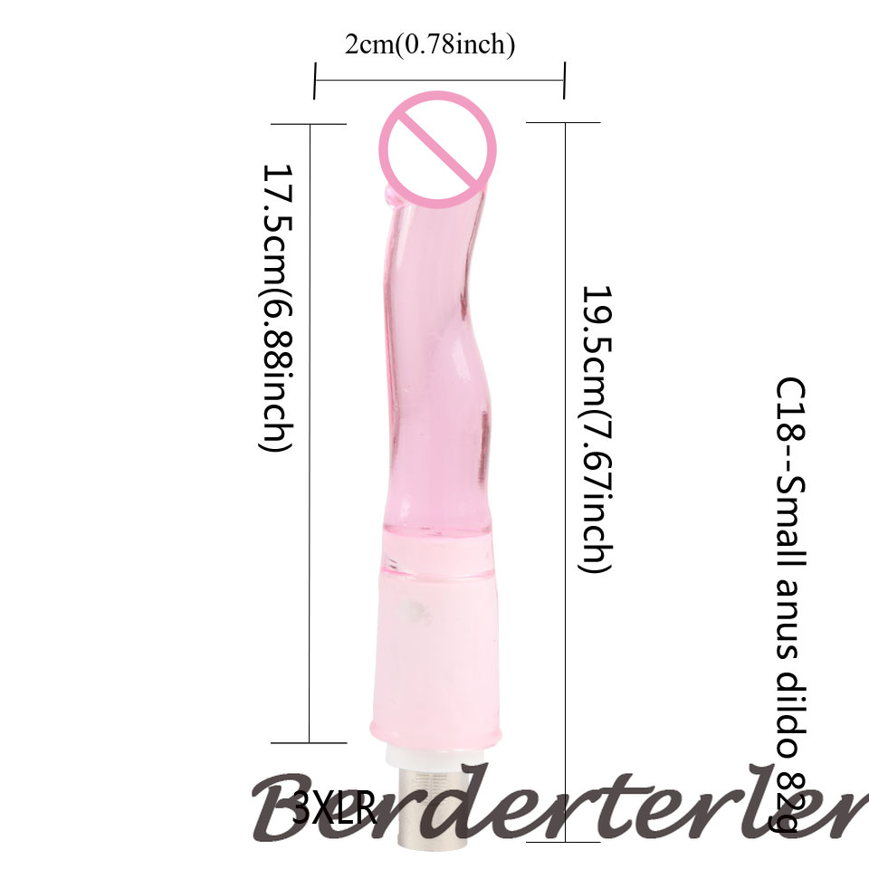 Sex Machine Attachment 3XLR Attachment Dildo Sucker Sex Love Machine Accessories