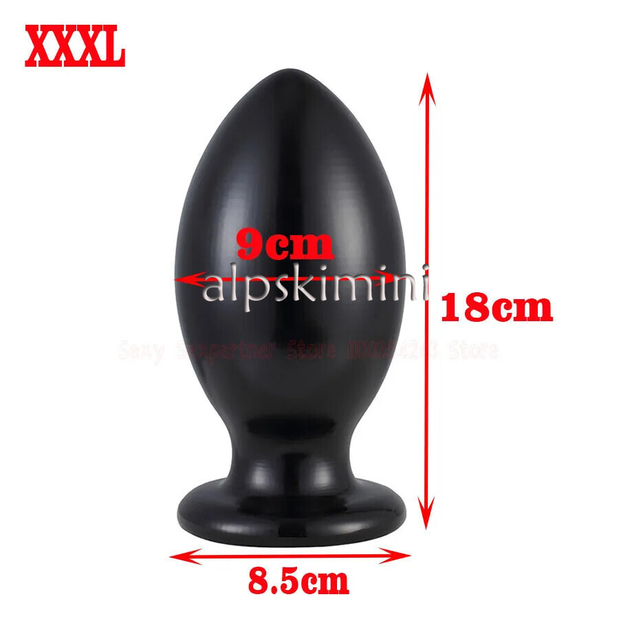 Large ButtPlug Anal Dildo Ass Plug Masturbator Beads Vaginal Stimulation Dilator