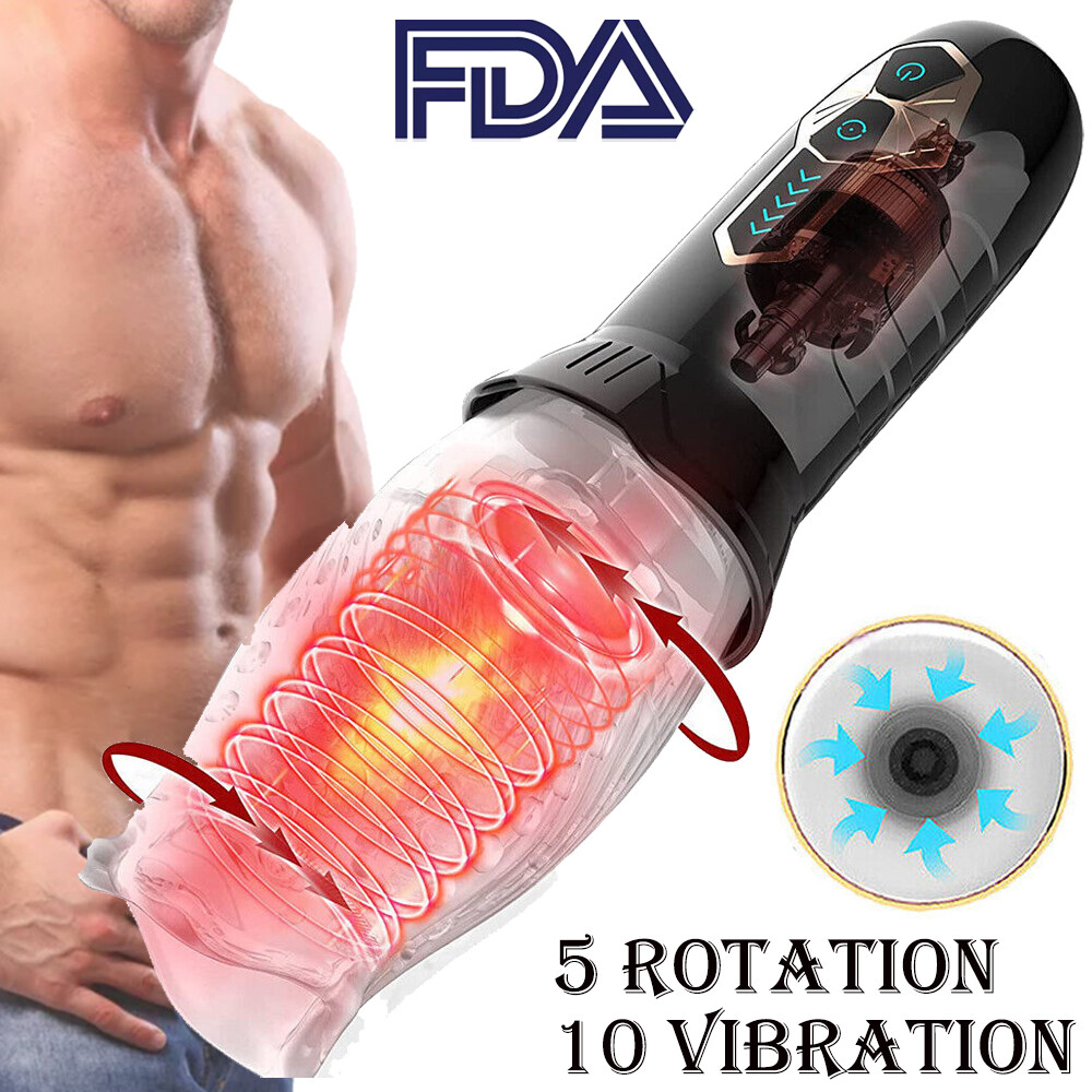 Automatic Rotating HandsFree Male Masturbators Cup Stroker Sex Toys For Men