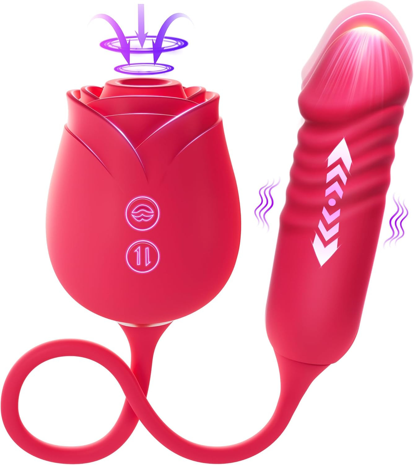 Thrusting G Spot Vibrators & 10 Sucking Modes for Clitoral Nipple Stimulation