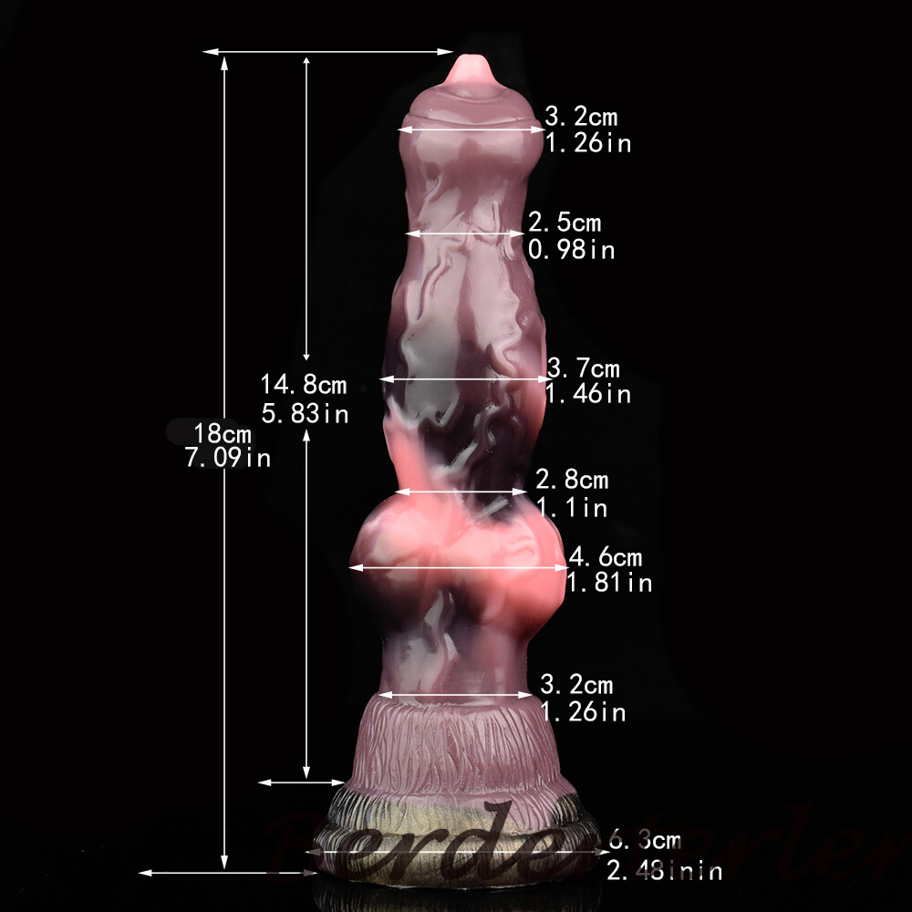 FAAK Silicone Long Penis Fantasy Huge Knot Dildo with Sucker Sex Toys for Women