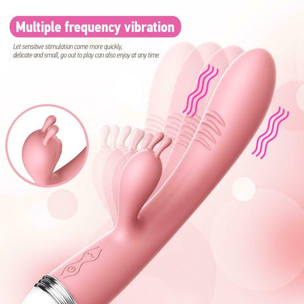 2in1-Anal-Clit-Vibrator-G-Spot-Dildo-Rabbit-Adult-Sex-Toy-Massager-For-Women-US
