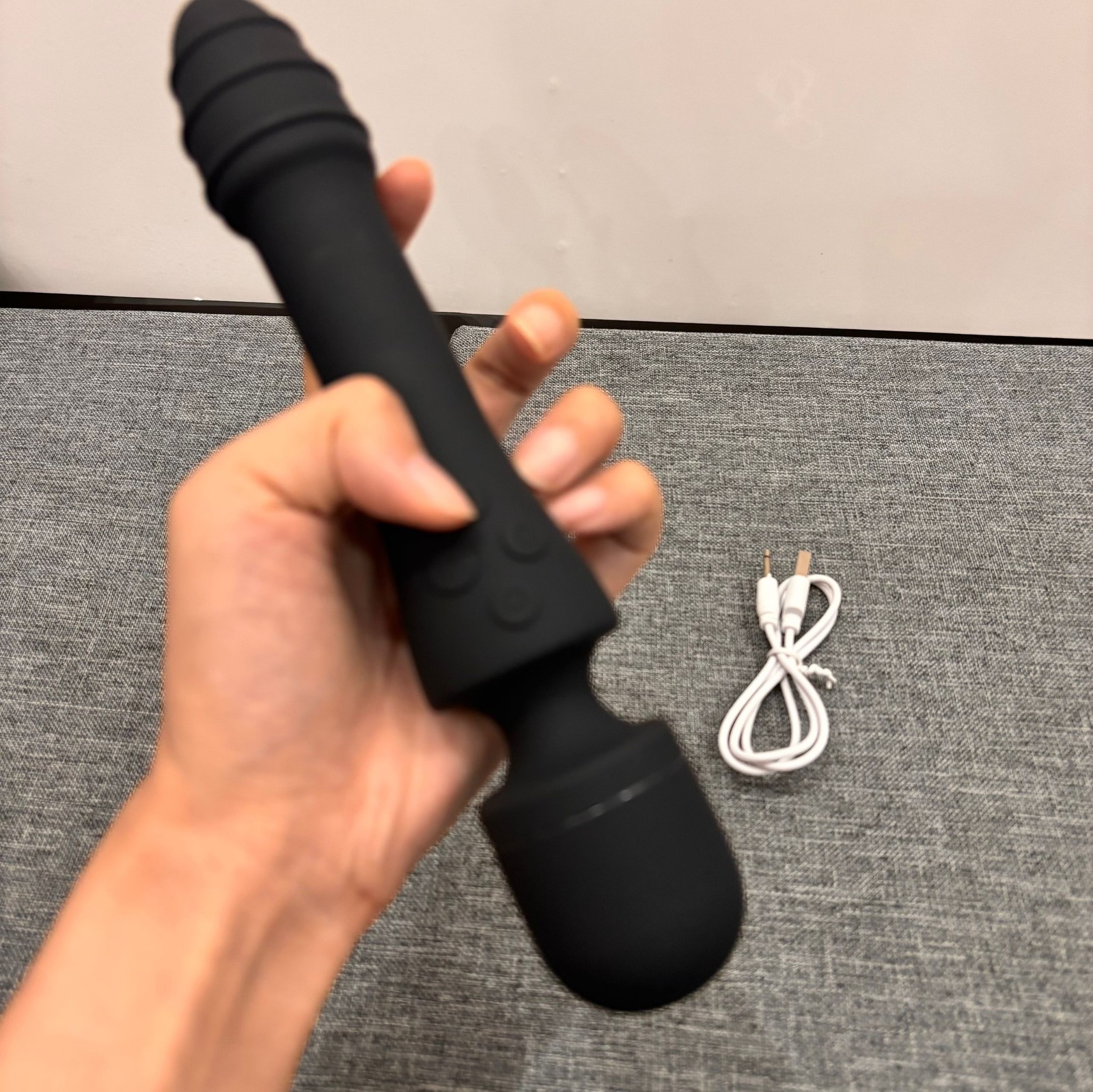 Dual-Ended Dildo Massager Vagina Vibrator for Couple G Spot Clitoris Stimulator