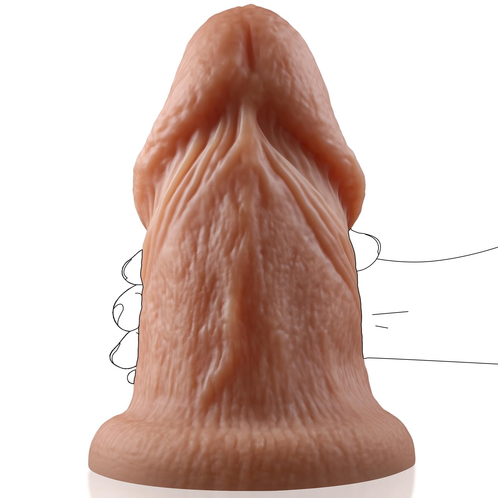 4.54 Inch Diameter Extra Huge Thick Dildo，10 in Big Realistic Silicone Dildos…