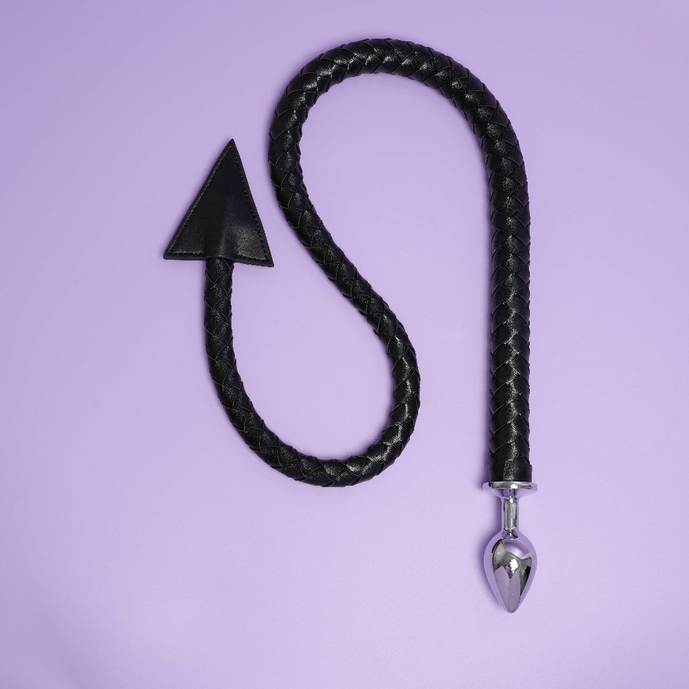 Spanking Whip Paddle Flogger Anal Butt Plug Devil Tail Couple SM Slaves Sex Toys