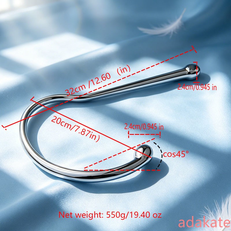 Metal Anal Hook Big Butt Plug Anus Masturbation Adult Sex Toys for Men Gay