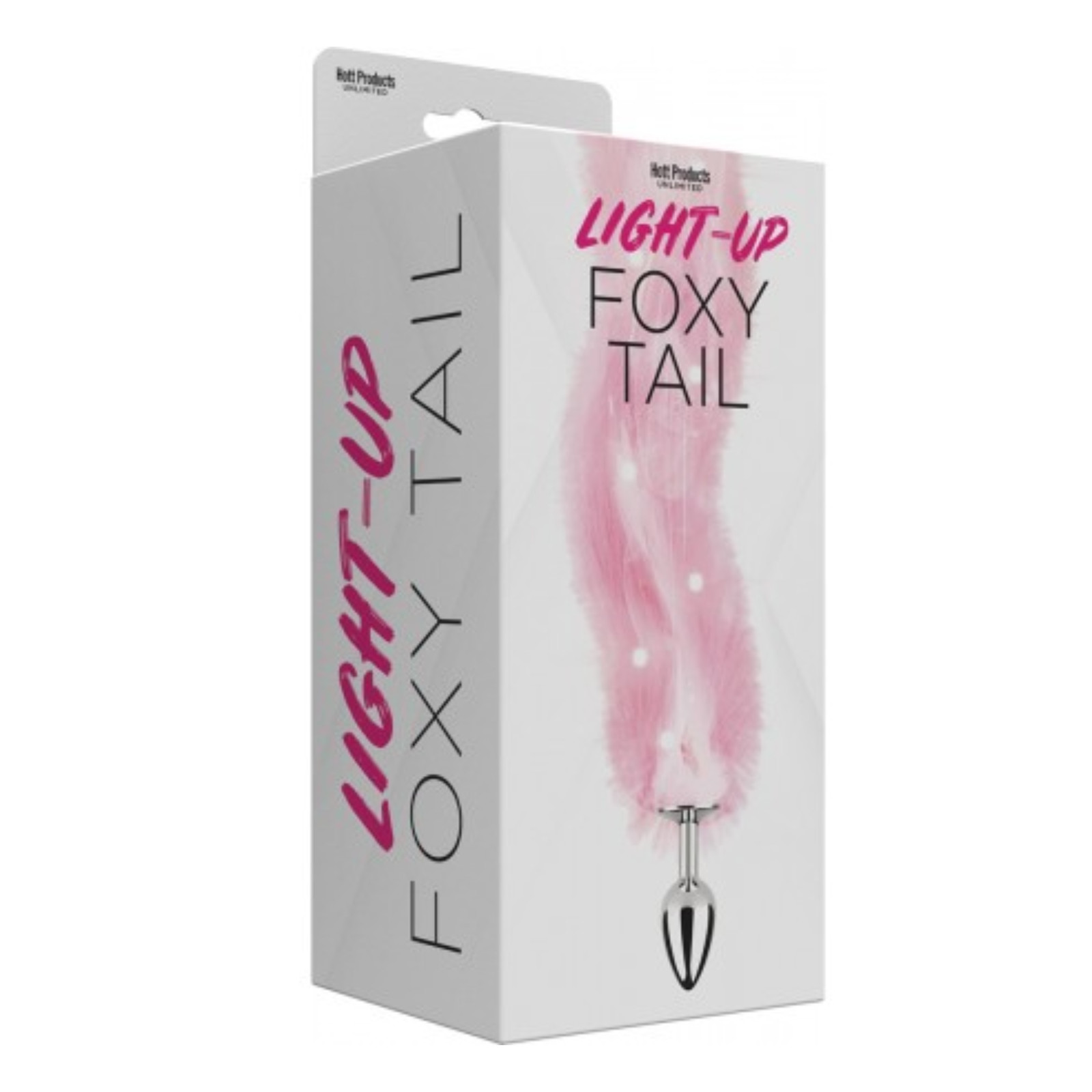 Fox Tail Light Up Soft Furry Anal Butt Plug Stimulator Role Play Adult Sex Toy