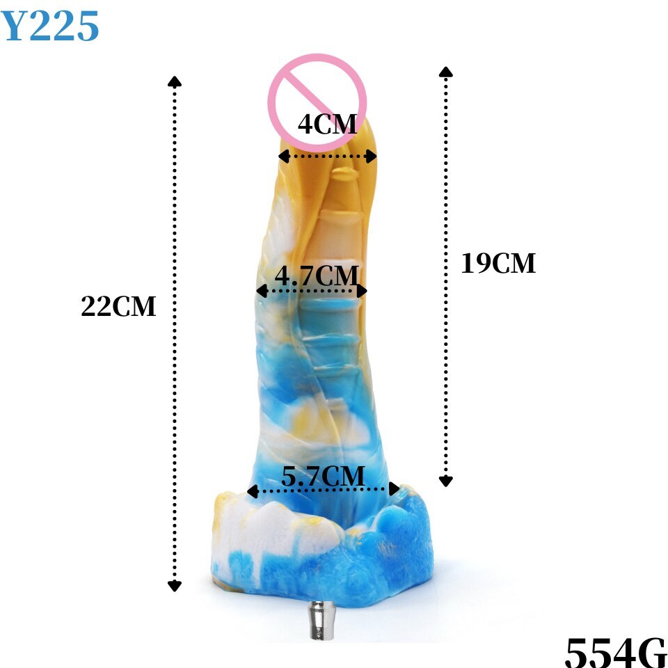 Sex Machine Attachment Silicone Dildo Vac-U Lock Connector Love Machine Product