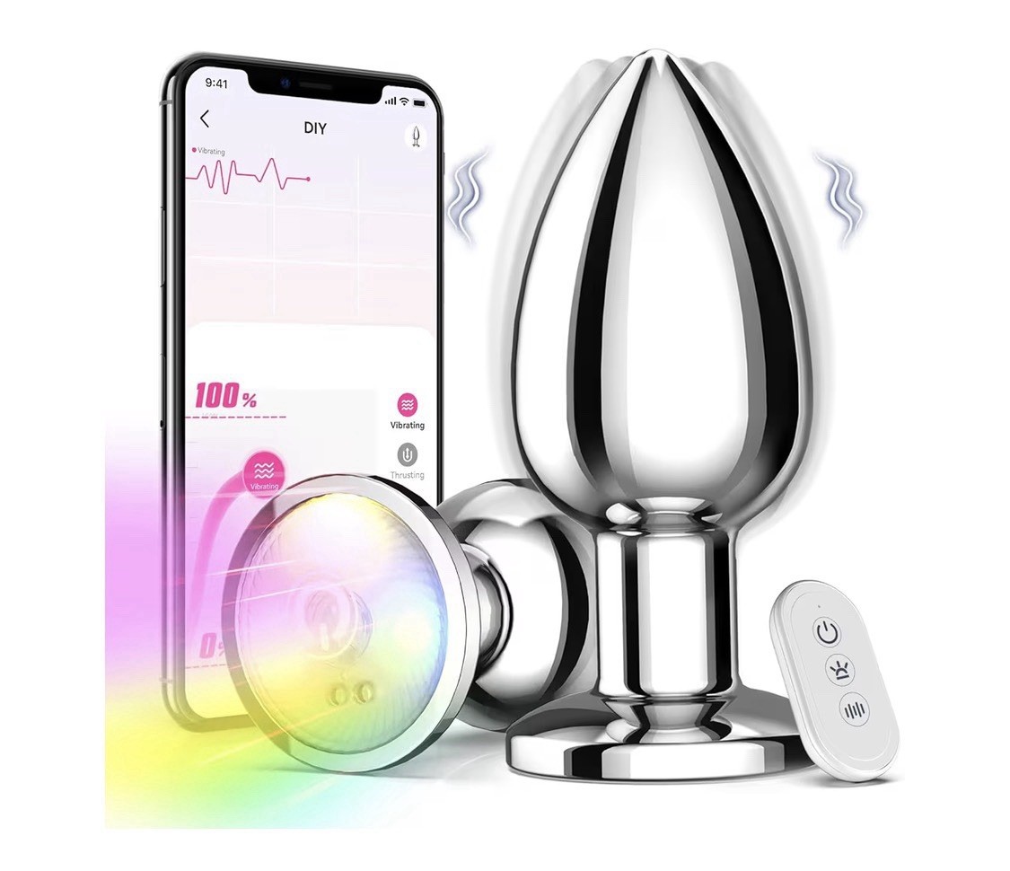 Adult Sex Toys Anal Toys Vibrating Butt Plug with App Remote Control 10 modes