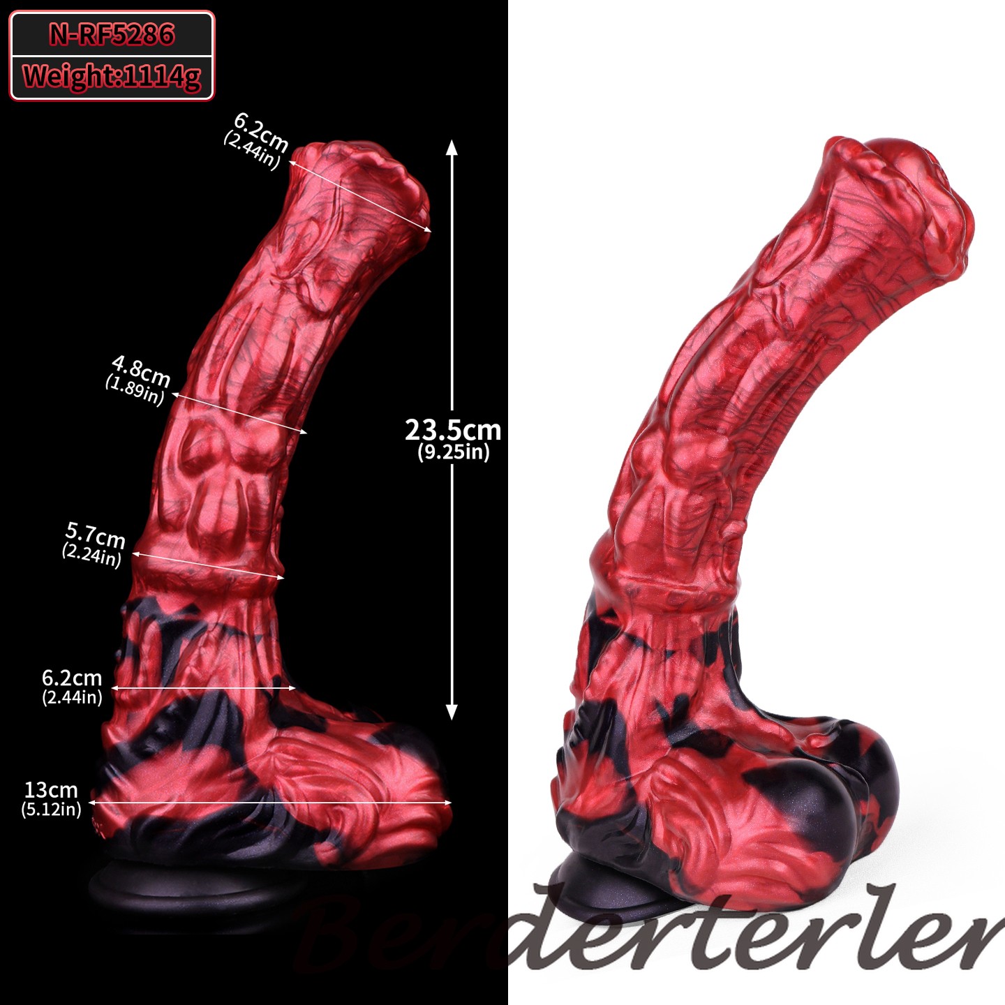 Large Fantasy Dildo AnalPlug Penis with Sucker Female Vagina Masturbator