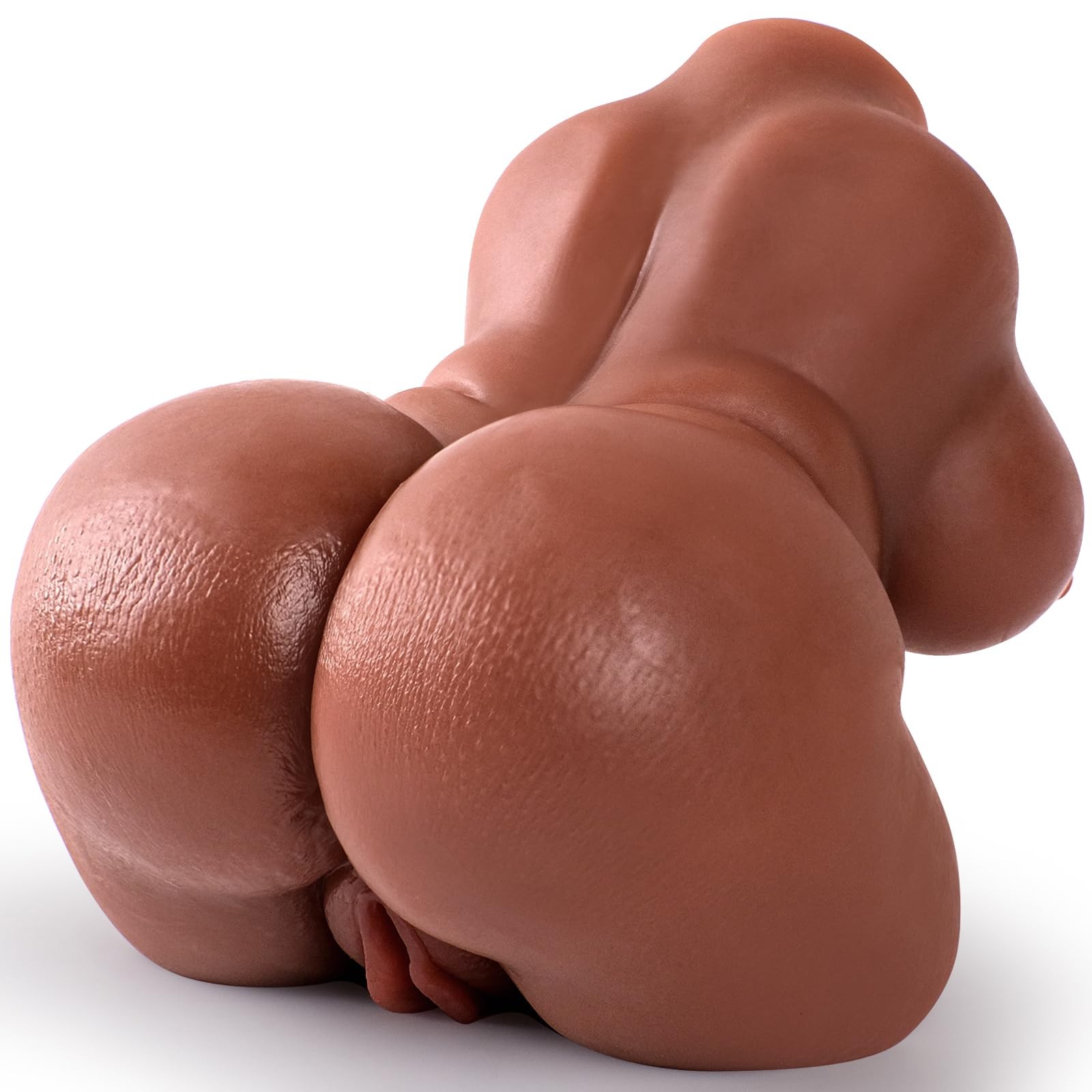 Portable Sex Doll Male Masturbator for Men Pocket Pussies 3.3LB Brown BBW Tor…