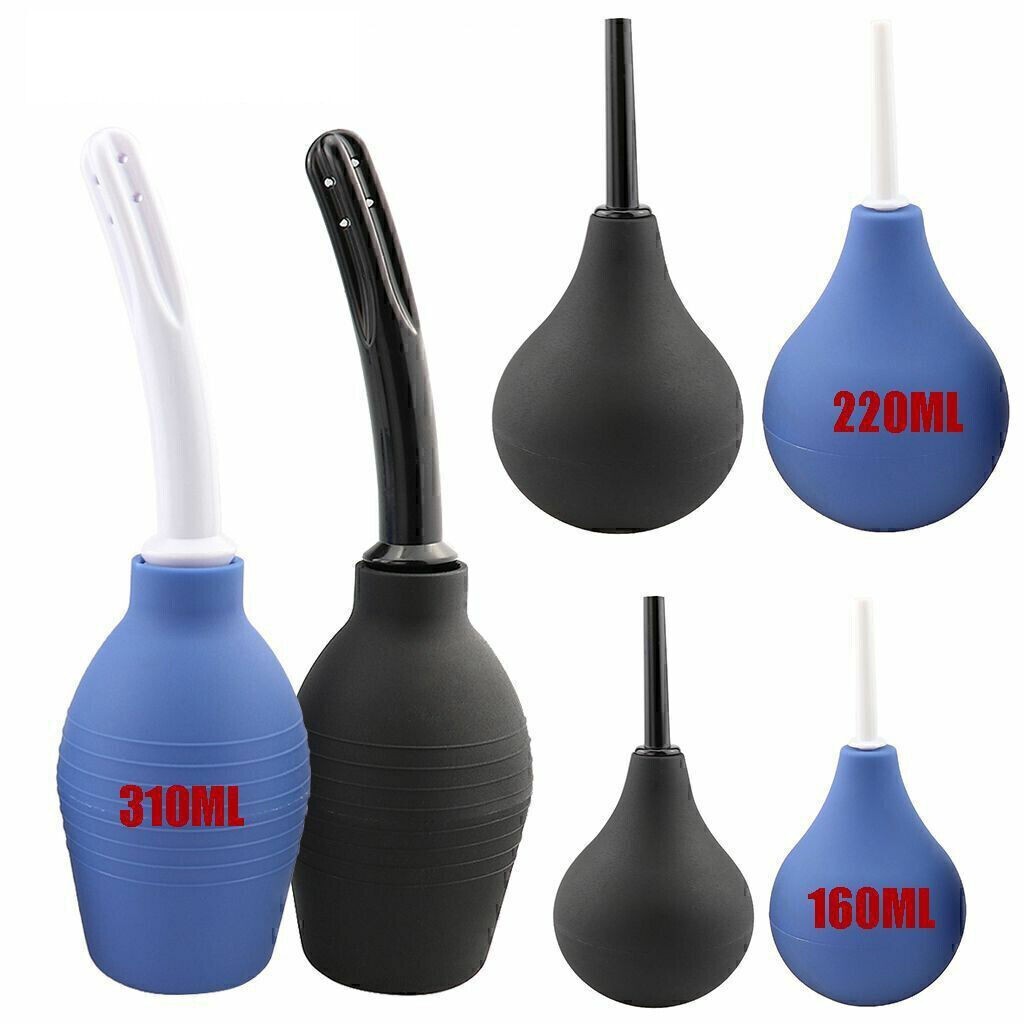 Unisex Shower Bulb Vagina Colonic Enema Irrigation Deluxe Rectal Cleaner Bottles
