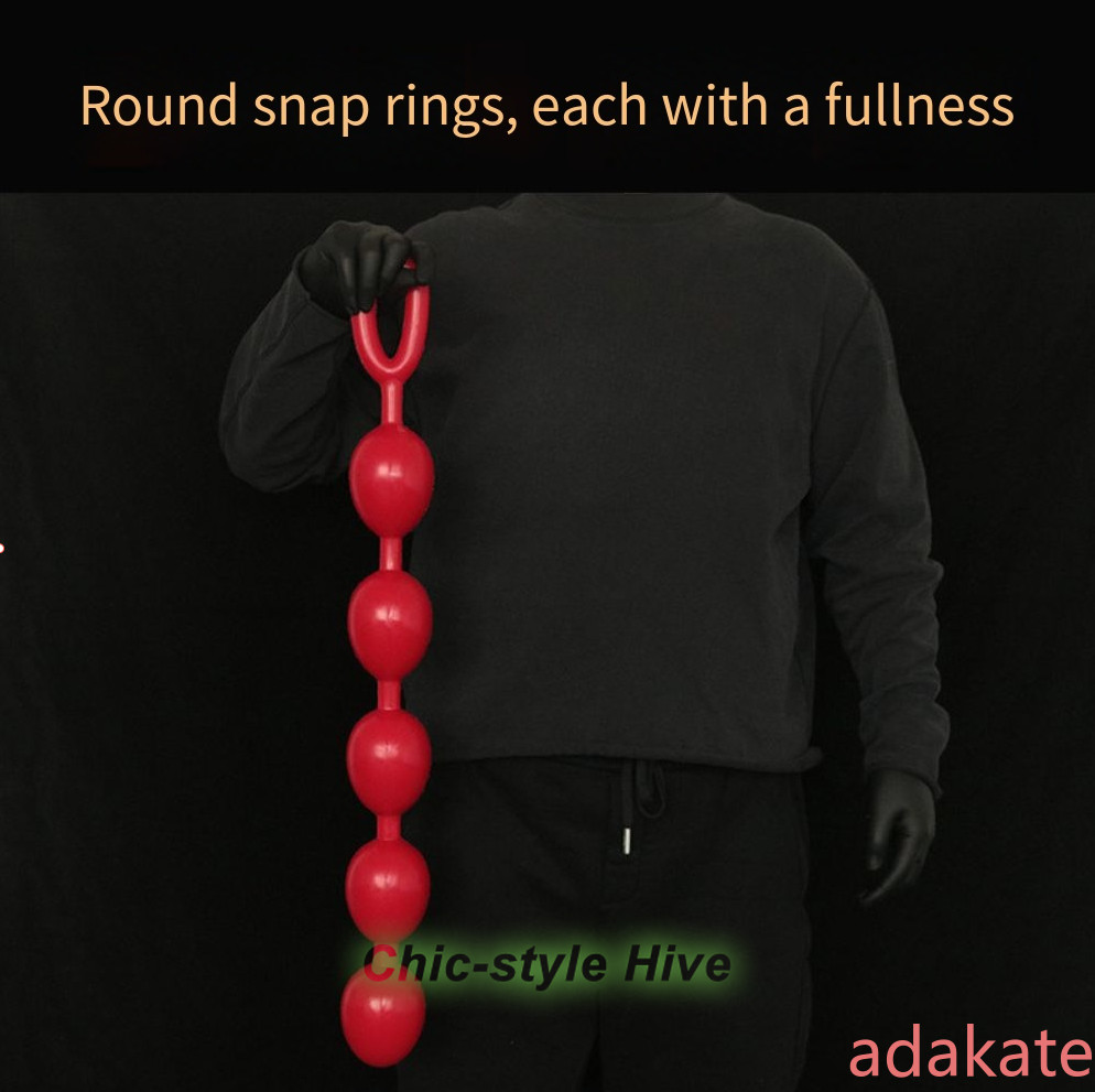 Silicone Bendable Flexible Large Anal Beads Butt Plug Anal Sex Toys for Couples