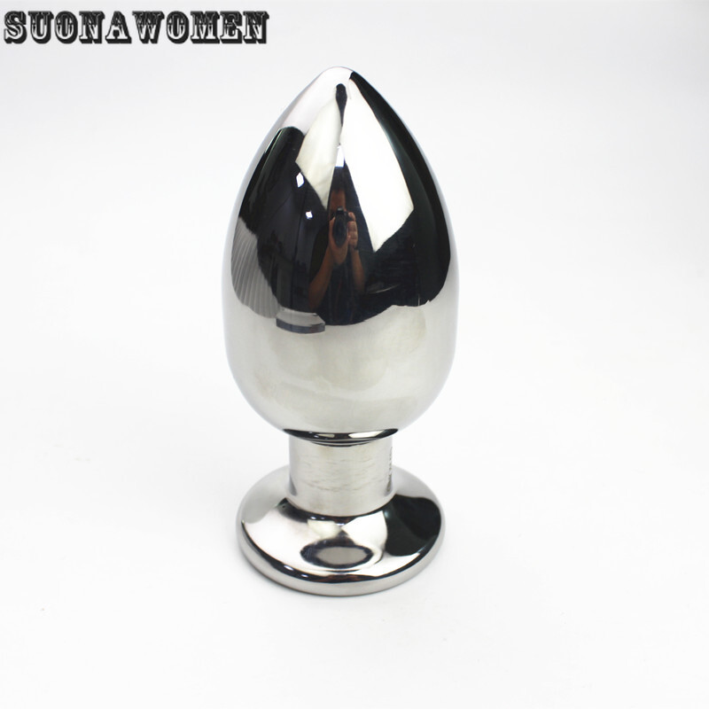 15 Sizes Stainless Steel Dildo Butt Balll Plug Solid Metal Dilator Anal Sex Toy