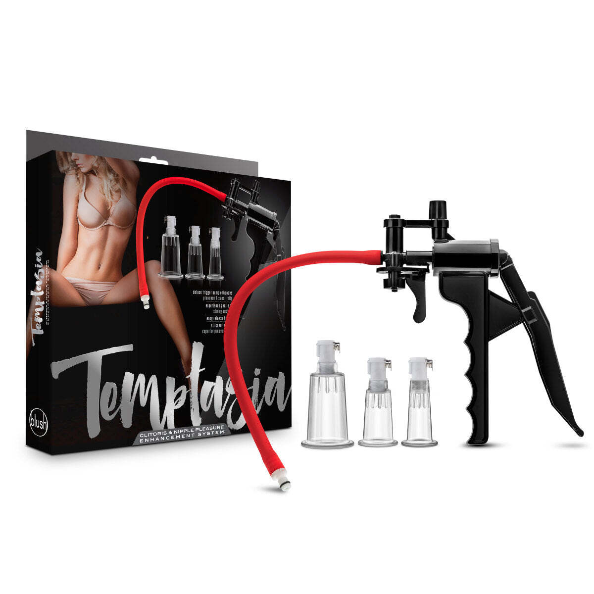 Blush Temptasia – Clitoris Nipple Pleasure and Enhancement Pump System For Women