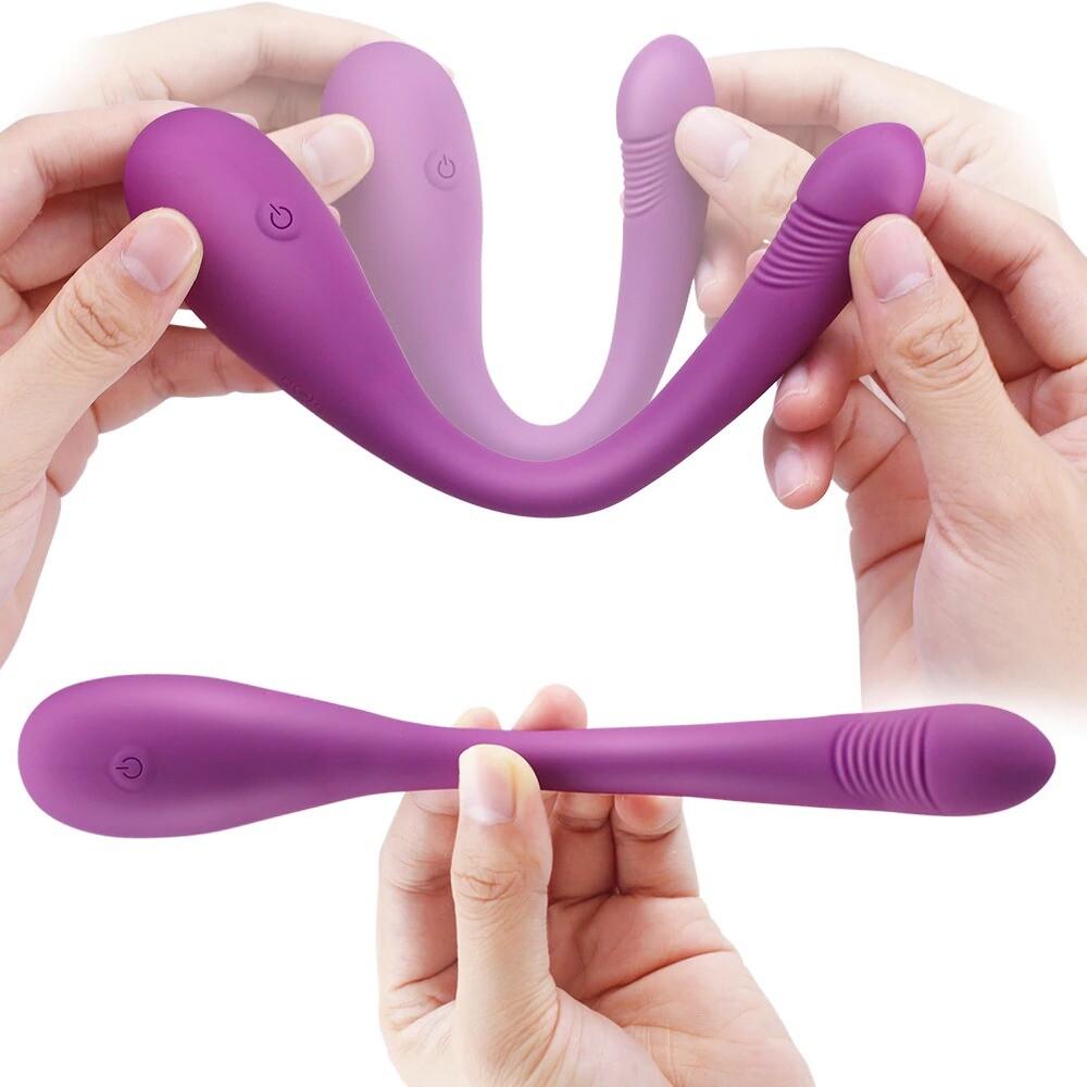 Wireless Remote Control Bendable Clit G-spot Vibrator Wearable Couples Sex-toys
