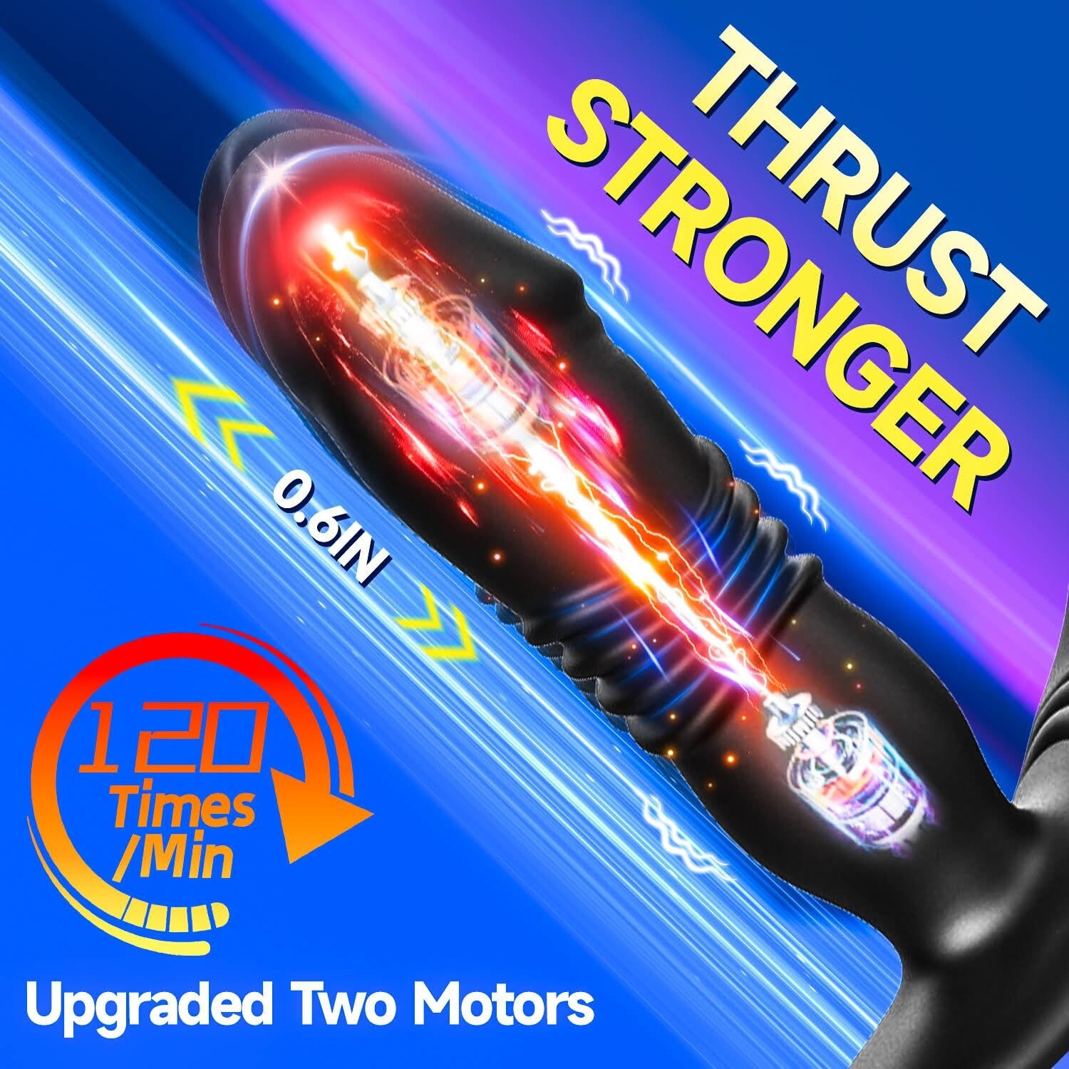 Anal Plug Male Prostate Massager Dildo Penis Cock Ring Sex Toys Remote for Men