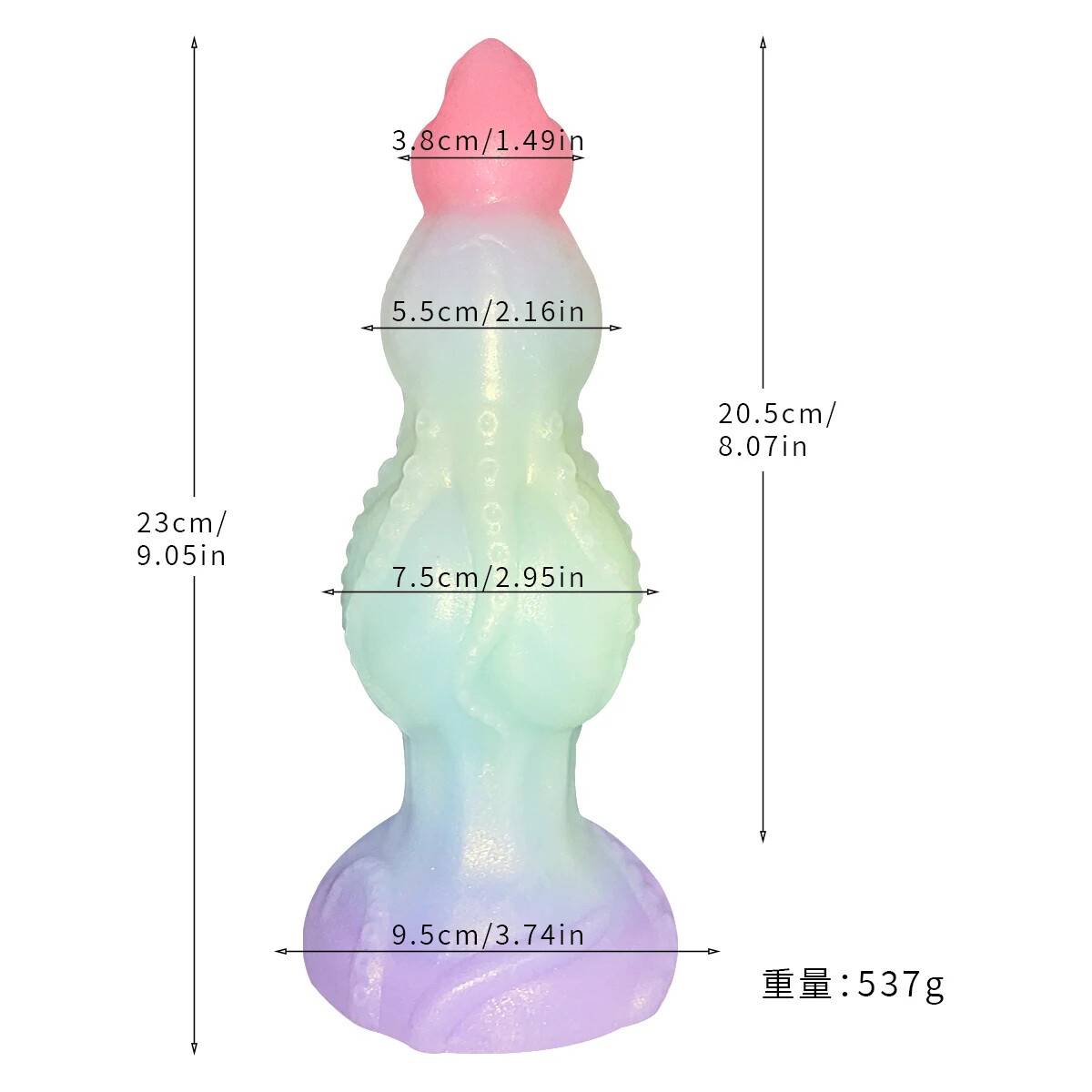 Realistic Big Monster Dildo Suction Cup Tentacle Penis Butt Plug Adult Sex Toy