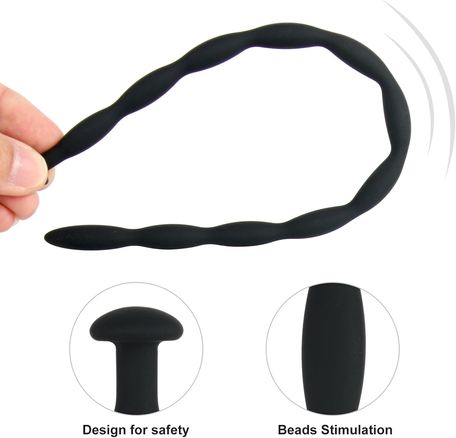 Male Penis Plug Urethral Sounds Silicone Masturbation Rods Prostate Massages Set