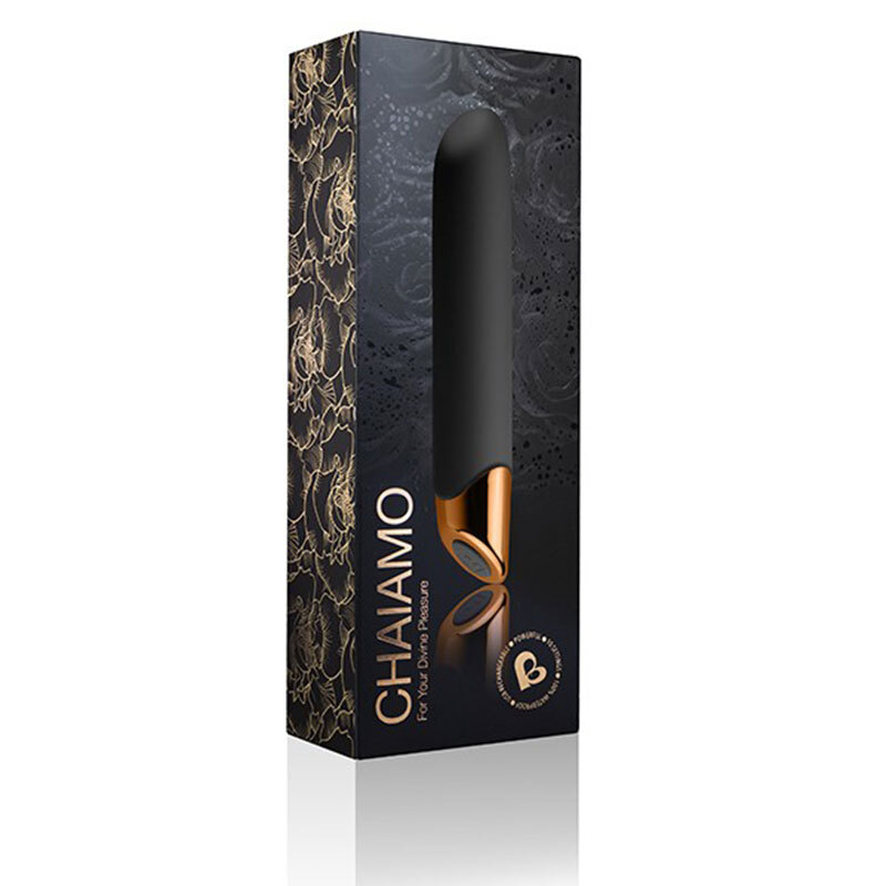 Rocks-Off Chaiamo Bullet Vibrator multi-speed Pulsations Rechargeable Waterproof