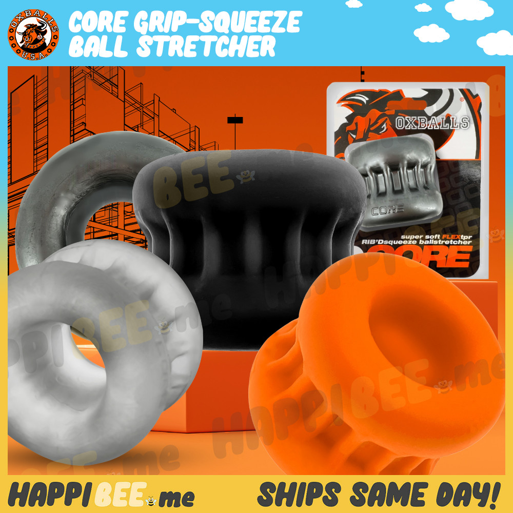 OXBALLS SQUEEZE Ball Stretcher🍯CORE GRIP Male Penis Morph Ball Bender BallRing