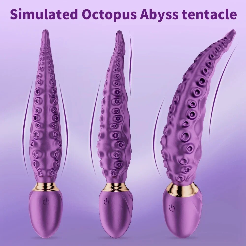 9 Modes Octopus Tentacle Rabbit Vibrator G-spot Dildo Massager Sex Toy for Women