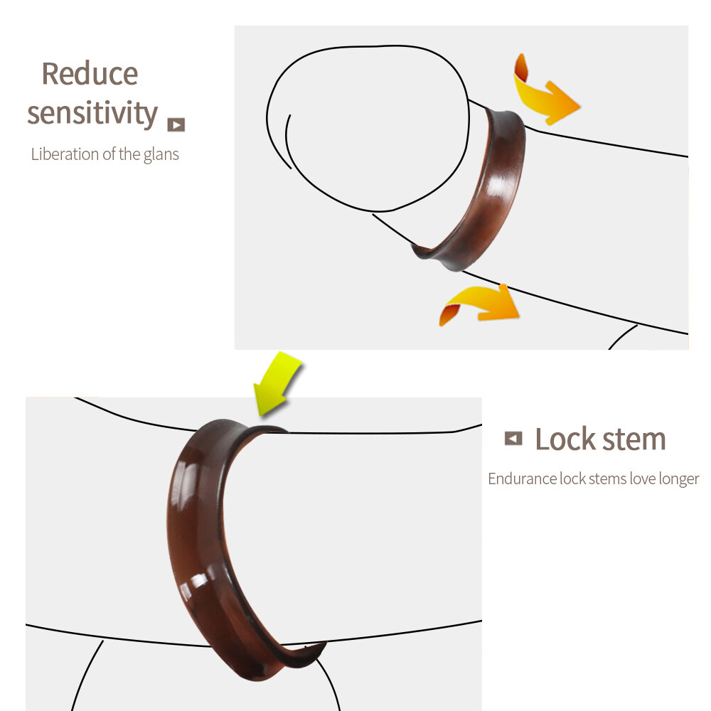 Foreskin Resistance Cock Ring 3pcs, Penis Prolong Erection & Enhancer for Orgasm